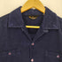 ベンシャーマン Ben Sherman 細畝 コーデュロイ 長袖 オープンカラーシャツ ボックスシルエット メンズ import:M