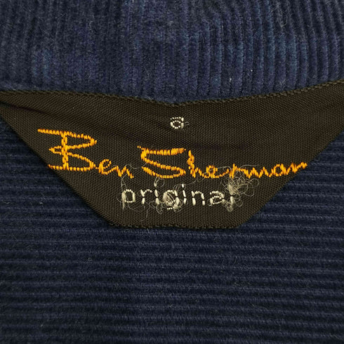 ベンシャーマン Ben Sherman 細畝 コーデュロイ 長袖 オープンカラーシャツ ボックスシルエット メンズ import:M