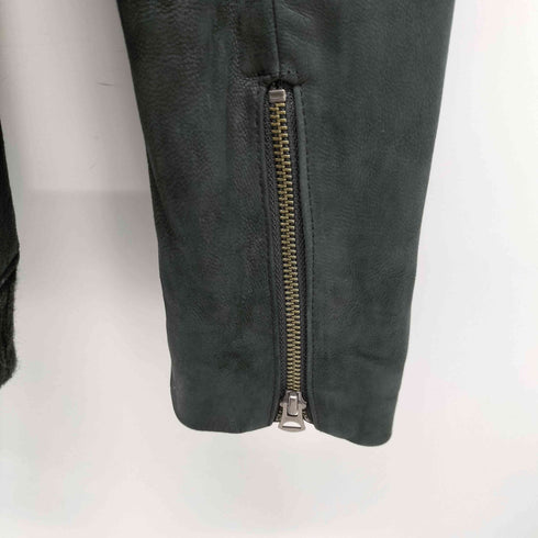 シャマ shama シングルライダースジャケット メンズ 42