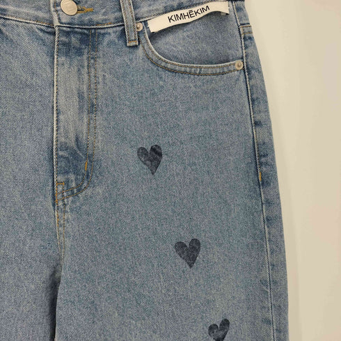KIMHEKIM 25aw HEART STAMPED JEANS レディース 27