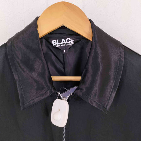 ブラックコムデギャルソン BLACK COMME des GARCONS アセテート リライムサテン ジャケット メンズ import:L