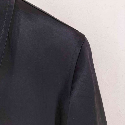 ブラックコムデギャルソン BLACK COMME des GARCONS アセテート リライムサテン ジャケット メンズ import:L