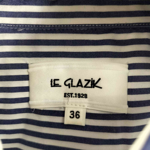 ルグラジック le glazik ストライプ L/S シャツワンピース レディース 36