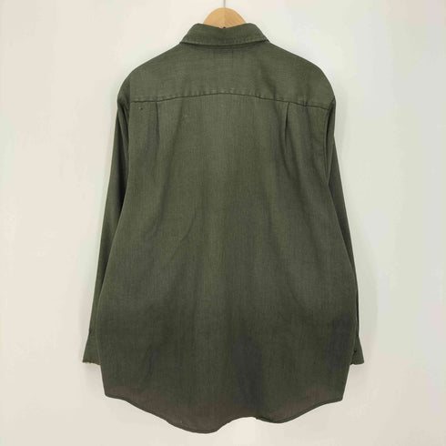 ビッグマックジェイシーペニー BIG MAC JCPenney 70s NO-IRON 襟芯 長袖 シャンブレーシャツ メンズ