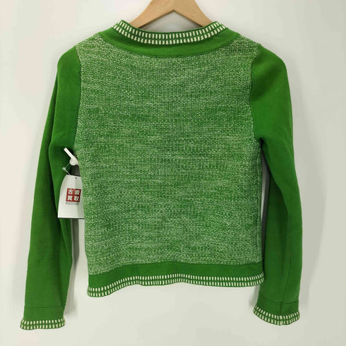マッキントッシュフィロソフィー MACKINTOSH PHILOSOPHY コットン レーヨン 混紡 かぎ編み クロシェ ニット カーディガン レディース 38