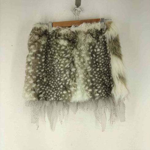 eyeellike フェイクファースカート レディース