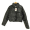 ザラ ZARA フェイクレザー 中綿ダウンジャケット レディース import:L