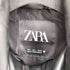 ザラ ZARA フェイクレザー 中綿ダウンジャケット レディース import:L