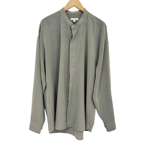 エリオット elliott 90s バンドカラーシャツ 鹿の子柄 メンズ import:XL