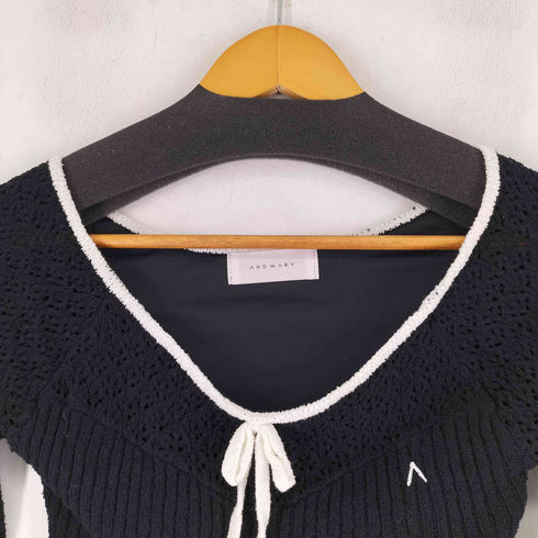 アンドマリー AND MARY Lily crochet mini dress レディース FREE