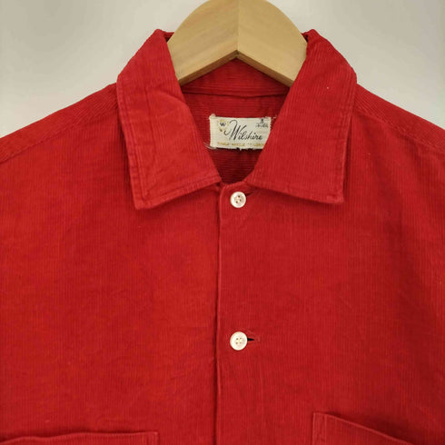 Wilshire 60s 細畝 コーデュロイ 長袖 シャツ メンズ import:S