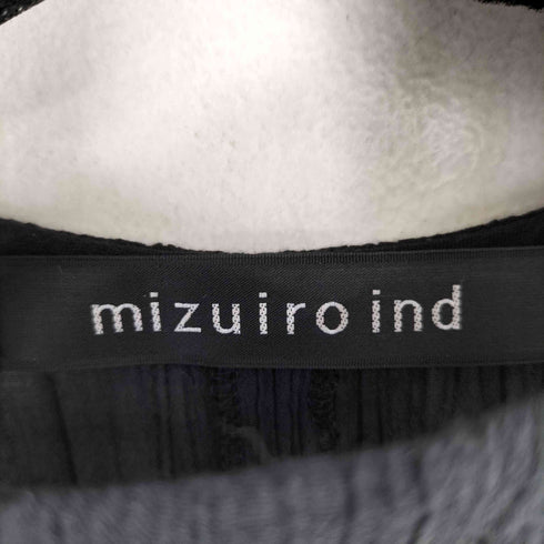 ミズイロインド mizuiro ind シアー楊柳ワンピース レディース