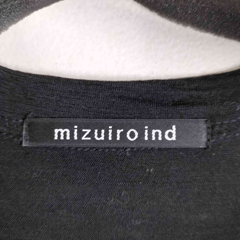 ミズイロインド mizuiro ind ウールニットワンピース レディース