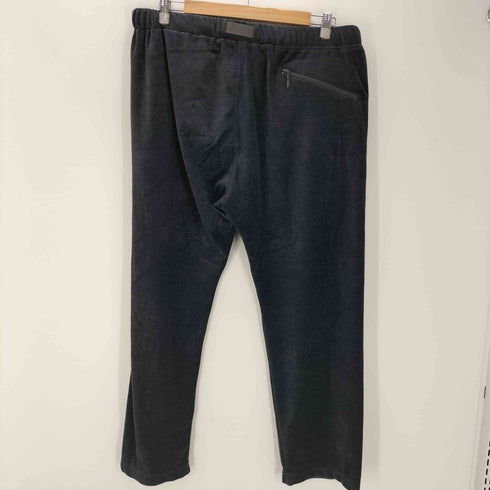 ポストオーバーオールズ POST OVERALLS 22AW Top poly/cotton velour blue grey ポリ コットン ベロア スウェット イージー パンツ メンズ JPN:XL