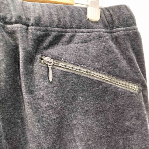 ポストオーバーオールズ POST OVERALLS 22AW Top poly/cotton velour blue grey ポリ コットン ベロア スウェット イージー パンツ メンズ JPN:XL