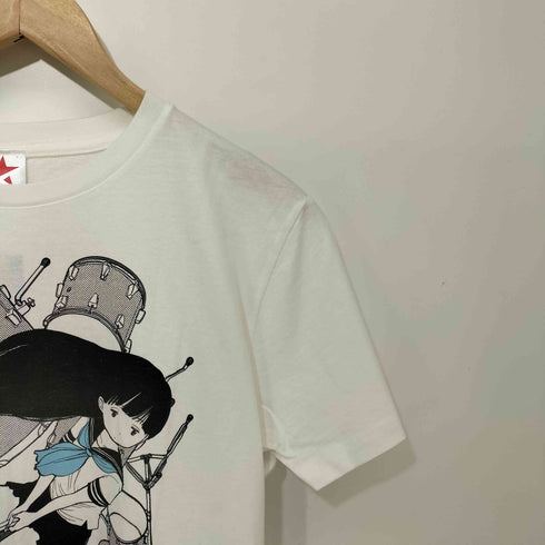 ドラム少女 Tシャツ レディース