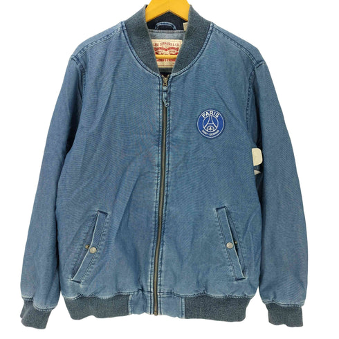 リーバイス Levis PSG コラボ 中綿 パディング ボンバー ジャケット スタジャン ブルゾン Thermore サーモア メンズ import:XL
