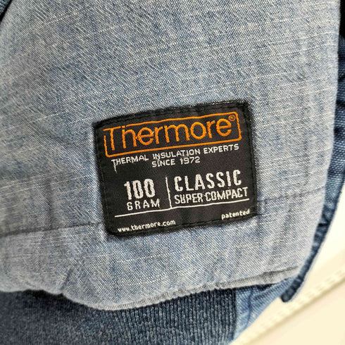 リーバイス Levis PSG コラボ 中綿 パディング ボンバー ジャケット スタジャン ブルゾン Thermore サーモア メンズ import:XL