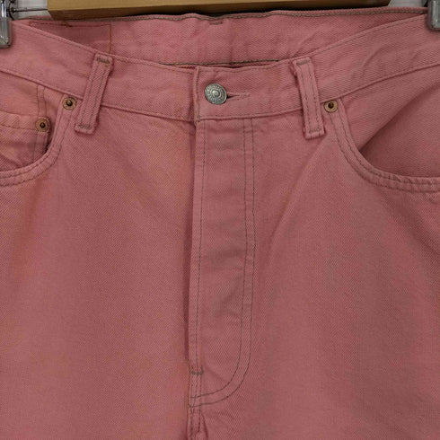 リーバイス Levis 90s USA製 ボタン裏524刻印 501 後染め カラー デニム メンズ W36 L36