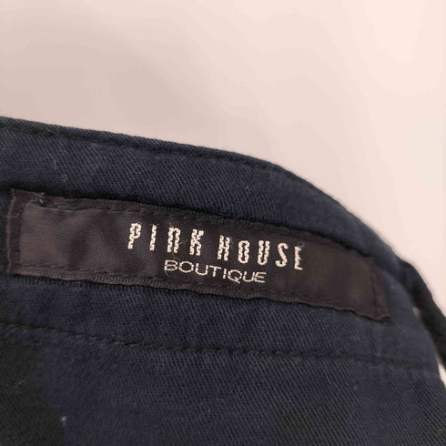 ピンクハウス PINK HOUSE サスペンダー付き ワイド カーゴ パンツ サロペット レディース