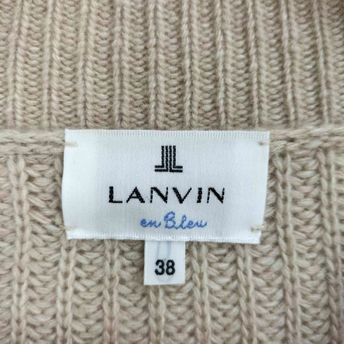 ランバンオンブルー LANVIN en Bleu ボリュームスリーブフリルニット レディース EUR:38