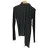 ザラ ZARA 25AW RIB KNIT CARDIGAN WITH SCARF スカーフ 付き リブニット カーディガン レディース import:M