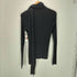 ザラ ZARA 25AW RIB KNIT CARDIGAN WITH SCARF スカーフ 付き リブニット カーディガン レディース import:M