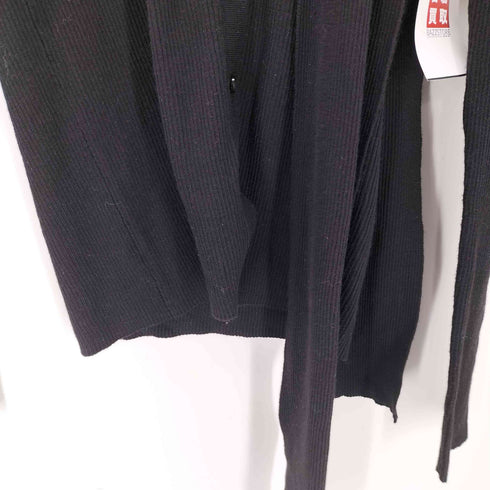 ザラ ZARA 25AW RIB KNIT CARDIGAN WITH SCARF スカーフ 付き リブニット カーディガン レディース import:M