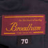 Broadham センタープレス ウールスラックスパンツ メンズ 70