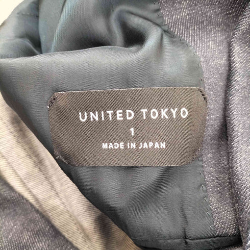 ユナイテッドトウキョウ UNITED TOKYO デニムパネルデザイン テーラードジャケット メンズ JPN:1