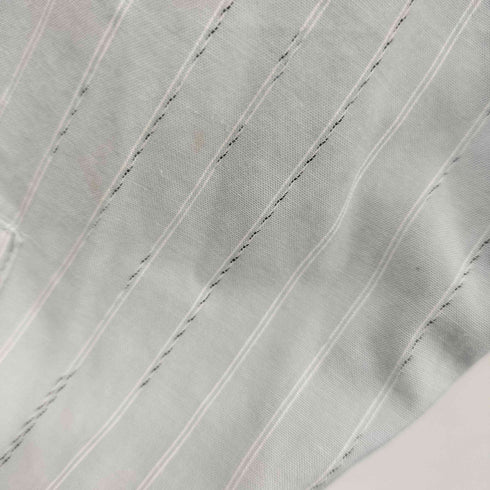 イッセイミヤケ ISSEY MIYAKE DESIGN STUDIO ストライプ柄 コットン 長袖シャツ メンズ