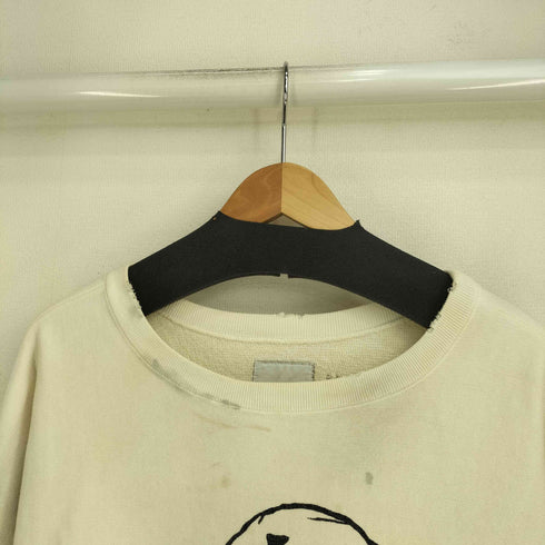 バウワウ BOWWOW YOKO SWEAT SHIRTS PEACENIK ダメージ加工 メンズ import:L