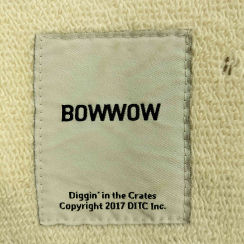 バウワウ BOWWOW YOKO SWEAT SHIRTS PEACENIK ダメージ加工 メンズ import:L