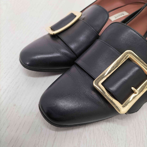 バリー BALLY 2WAY フラット ミュール ローファー レディース JPN:38
