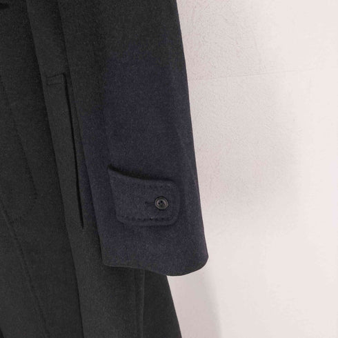 タカキュー TAKA Q カシミヤ100 ステンカラー比翼コート メンズ JPN:XL