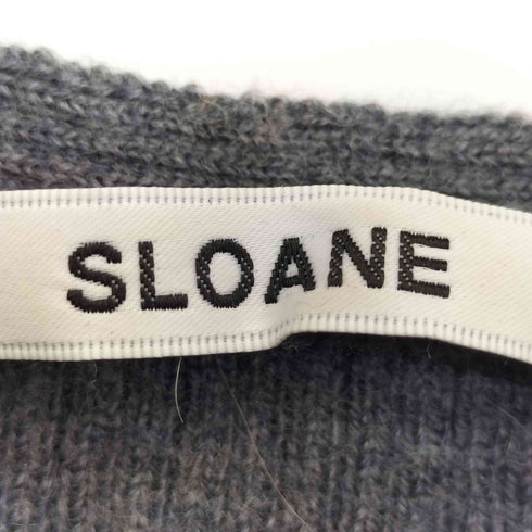 スローン SLOANE 14Gリブ メリノウール ラウンドネック ニット プルオーバー セーター レディース 2