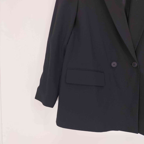 ザラ ZARA ピークドラペル ダブルブレスト テーラード ジャケット レディース JPN:M