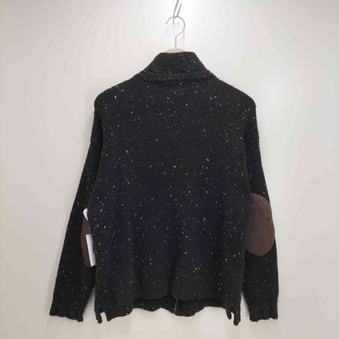 シーピーカンパニー C.P.COMPANY 90S 95aw ロメオジリ期 ネップ加工 スウェード 切り替え エルボーパッチ ドライバーズニット archive メンズ