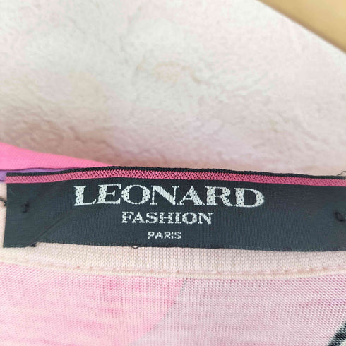 レオナール LEONARD ウールコットン 総柄ワンピース レディース JPN:M