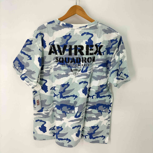 アヴィレックス AVIREX USAAF 迷彩クルーネックTシャツ メンズ 2XL
