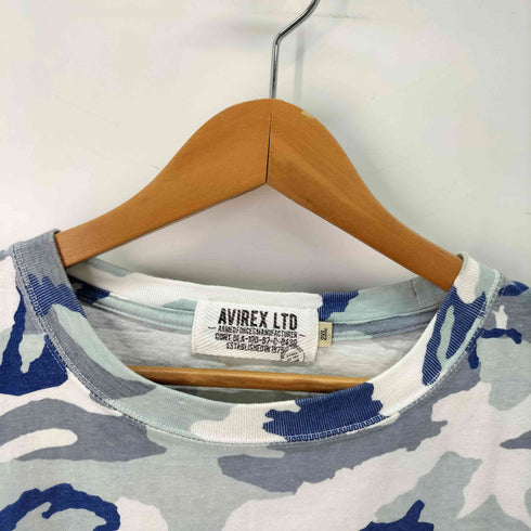 アヴィレックス AVIREX USAAF 迷彩クルーネックTシャツ メンズ 2XL