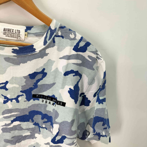 アヴィレックス AVIREX USAAF 迷彩クルーネックTシャツ メンズ 2XL