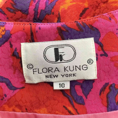 FLORA KUNG 花柄ワンピース レディース 10