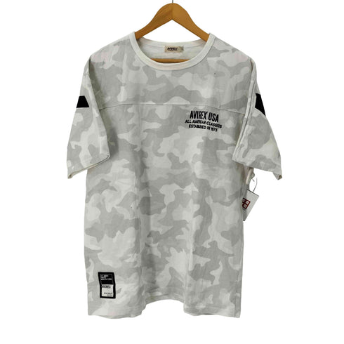 アヴィレックス AVIREX 迷彩クルーネックTシャツ メンズ 2L
