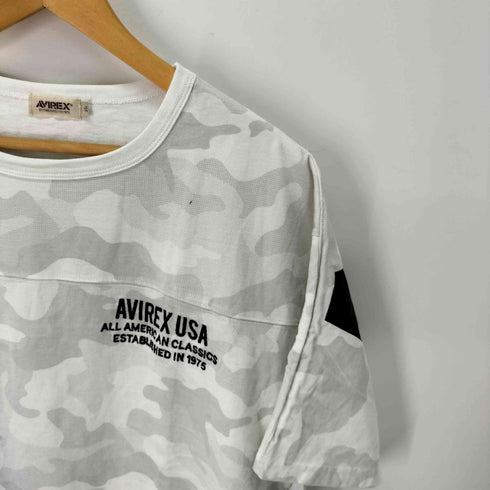 アヴィレックス AVIREX 迷彩クルーネックTシャツ メンズ 2L