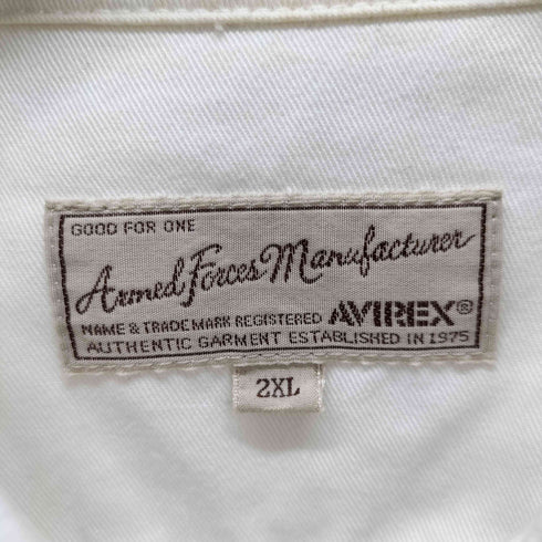 アヴィレックス AVIREX AIR FORCE BASE S/Sシャツ メンズ 2XL