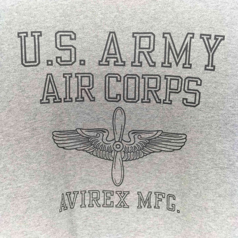 アヴィレックス AVIREX U.S. ARMY AIR CORPS プリントプルオーバースウェット メンズ JPN:XL