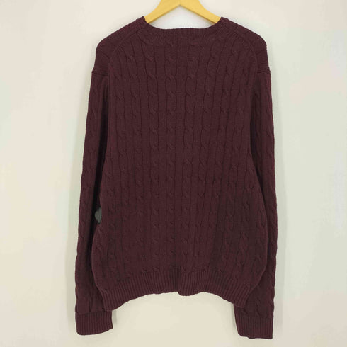 ポロラルフローレン POLO RALPH LAUREN ポニー刺繍ケーブル網コットンニットセーター メンズ JPN:XL