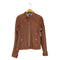 ドマ DOMA ムラ加工シングルレザーブルゾン レディース import:XS