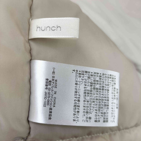 ハンチ Hunch 中綿 ロング モンスターコート レディース FREE